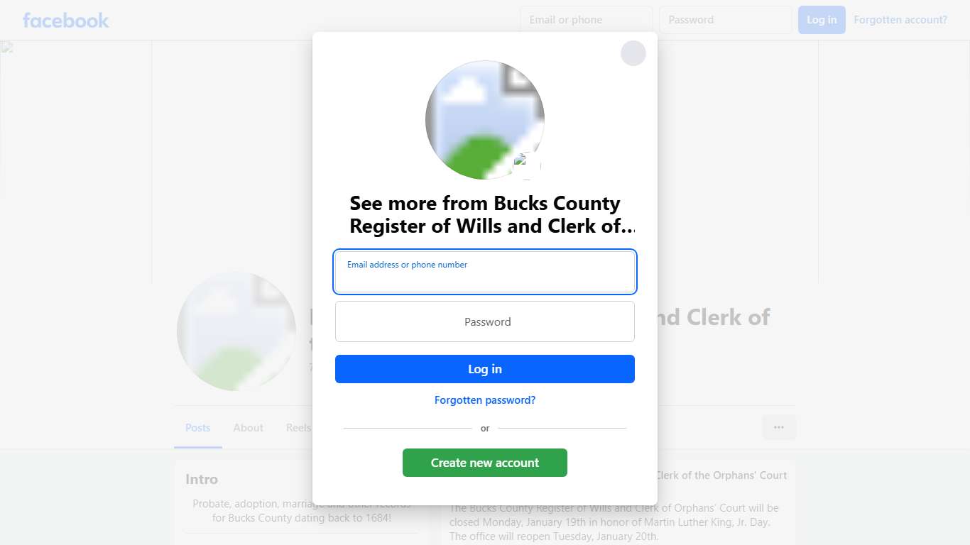 Bucks County Register of Wills and Clerk of the Orphans' Court | Doylestown PA | Facebook